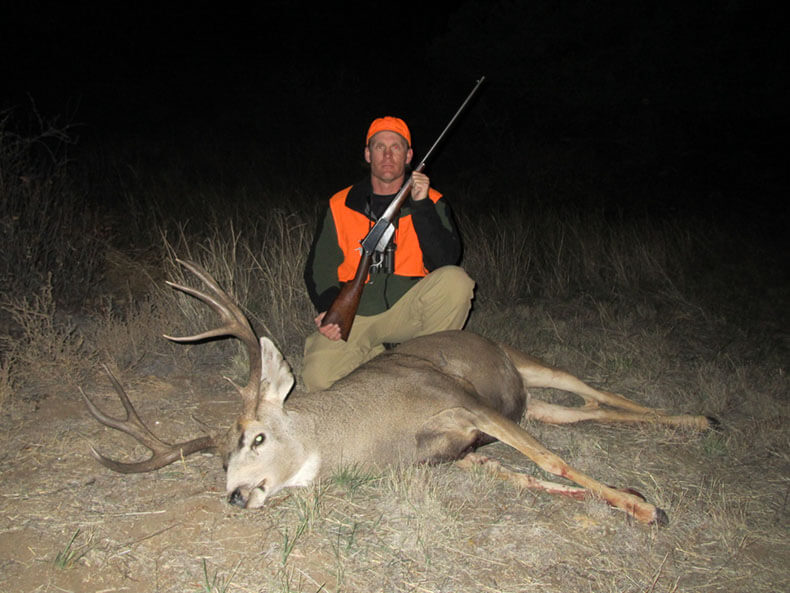 .406 diameter rifle mule deer