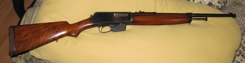 401 winchester S.L. .406 diameter rifle