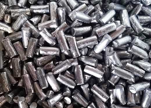 Mica for dusting lead bullets 